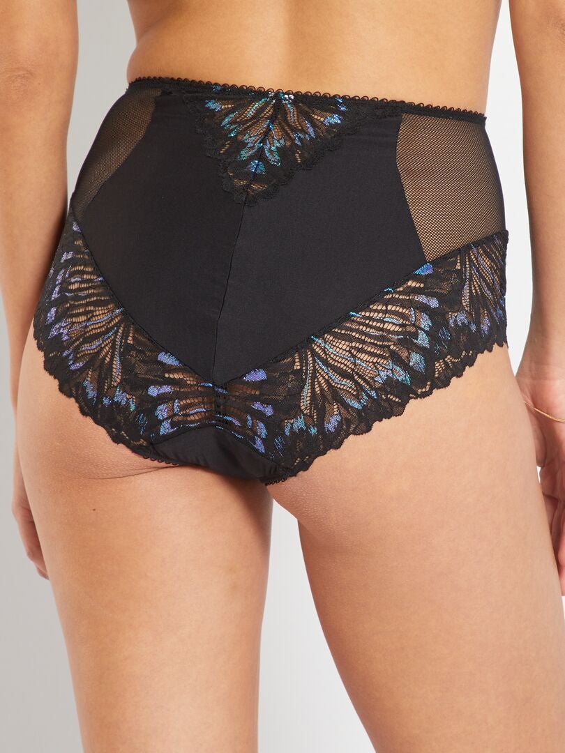 Hoge Slip Sensation Sans Complexe Zwart Blauw Kiabi 18 00