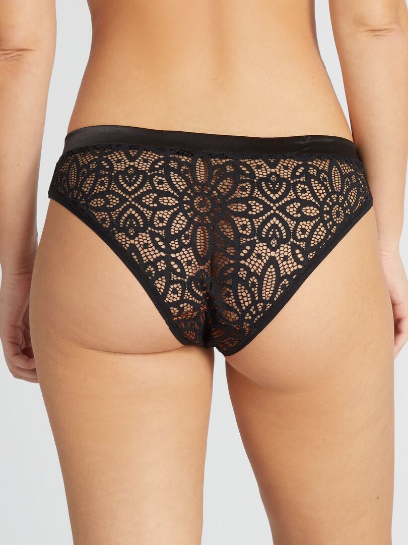 Kanten Slip Envie De Lingerie ZWART Kiabi 9 00