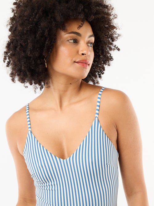 1-delig badpak met omkeerbare print - Kiabi