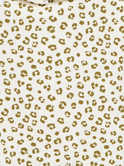 1-delig badpak met ruches - Kiabi