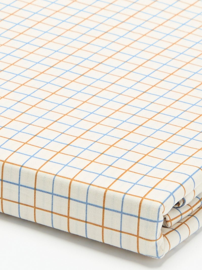 1-persoons dekbedovertrek met motief (80 x 120 cm) - Kiabi Home Wit - Kiabi