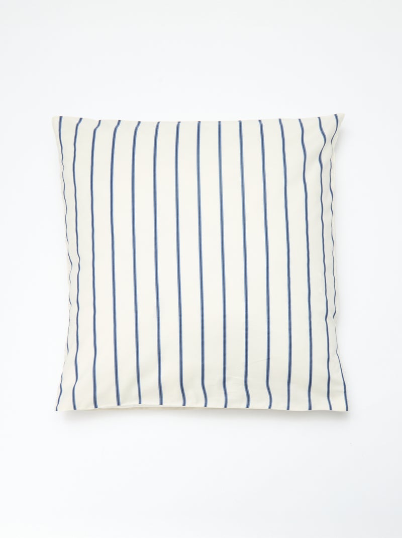 1-persoons dekbedovertrekset (140 x 200cm) van katoen 57 draden - Kiabi Home Blauw - Kiabi