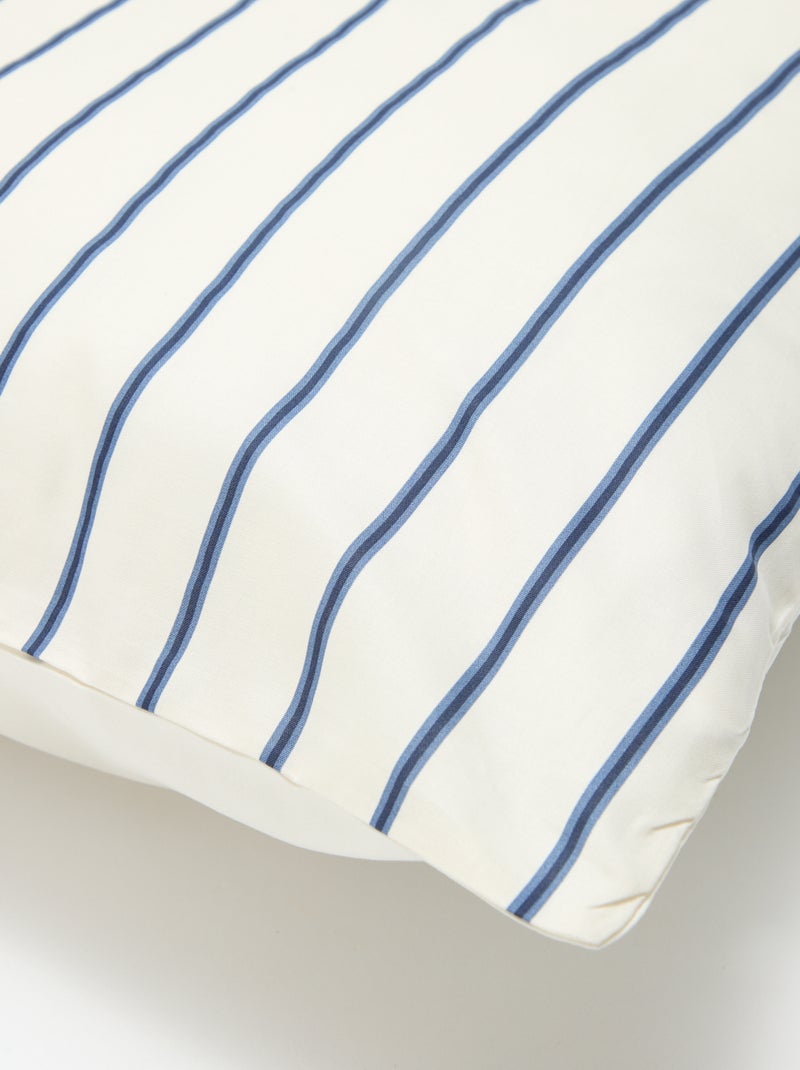 1-persoons dekbedovertrekset (140 x 200cm) van katoen 57 draden - Kiabi Home Blauw - Kiabi
