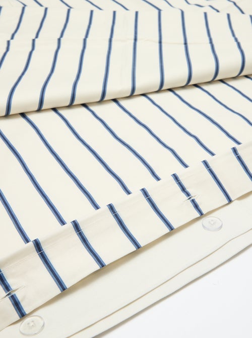 1-persoons dekbedovertrekset (140 x 200cm) van katoen 57 draden - Kiabi Home - Kiabi