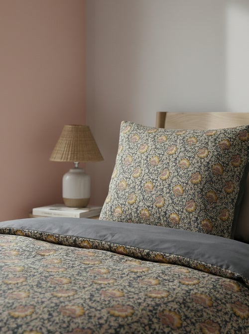 1-persoons dekbedovertrekset (140 x 200cm) van katoen 57 draden - Kiabi Home - Kiabi