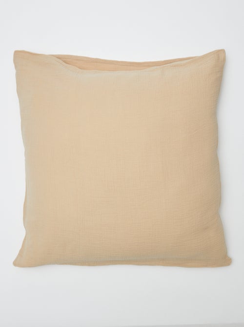 1-persoons dekbedovertrekset (140 x 200cm) van katoenen mousseline - Kiabi Home - Kiabi