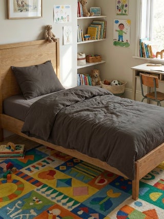 1-persoons dekbedovertrekset (140 x 200cm) van katoenen mousseline - Kiabi Home