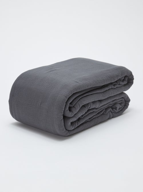 1-persoons dekbedovertrekset (140 x 200cm) van katoenen mousseline - Kiabi Home - Kiabi