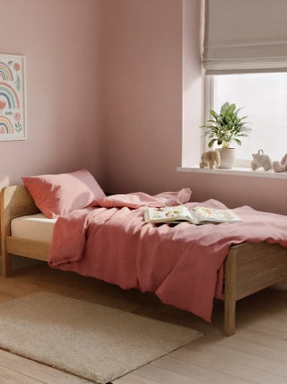 1-persoons dekbedovertrekset (140 x 200cm) van katoenen mousseline - Kiabi Home