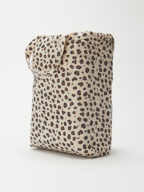 1-persoons dekbedovertrekset (140 x 200cm) van katoengaas - Kiabi Home - Kiabi