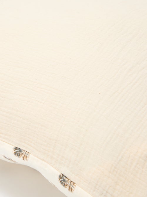 1-persoons dekbedovertrekset (140 x 200cm) van katoengaas - Kiabi Home - Kiabi