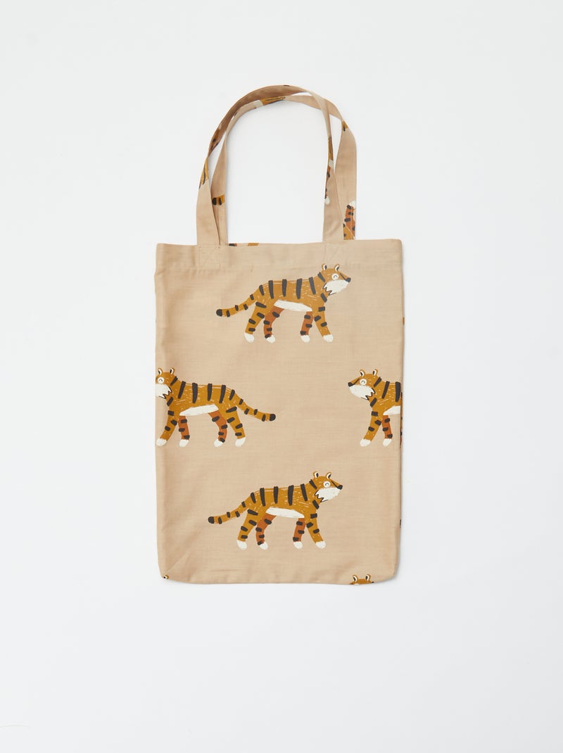 1-persoonsbeddengoedset (80x120cm) - Kiabi Home BIEGE - Kiabi