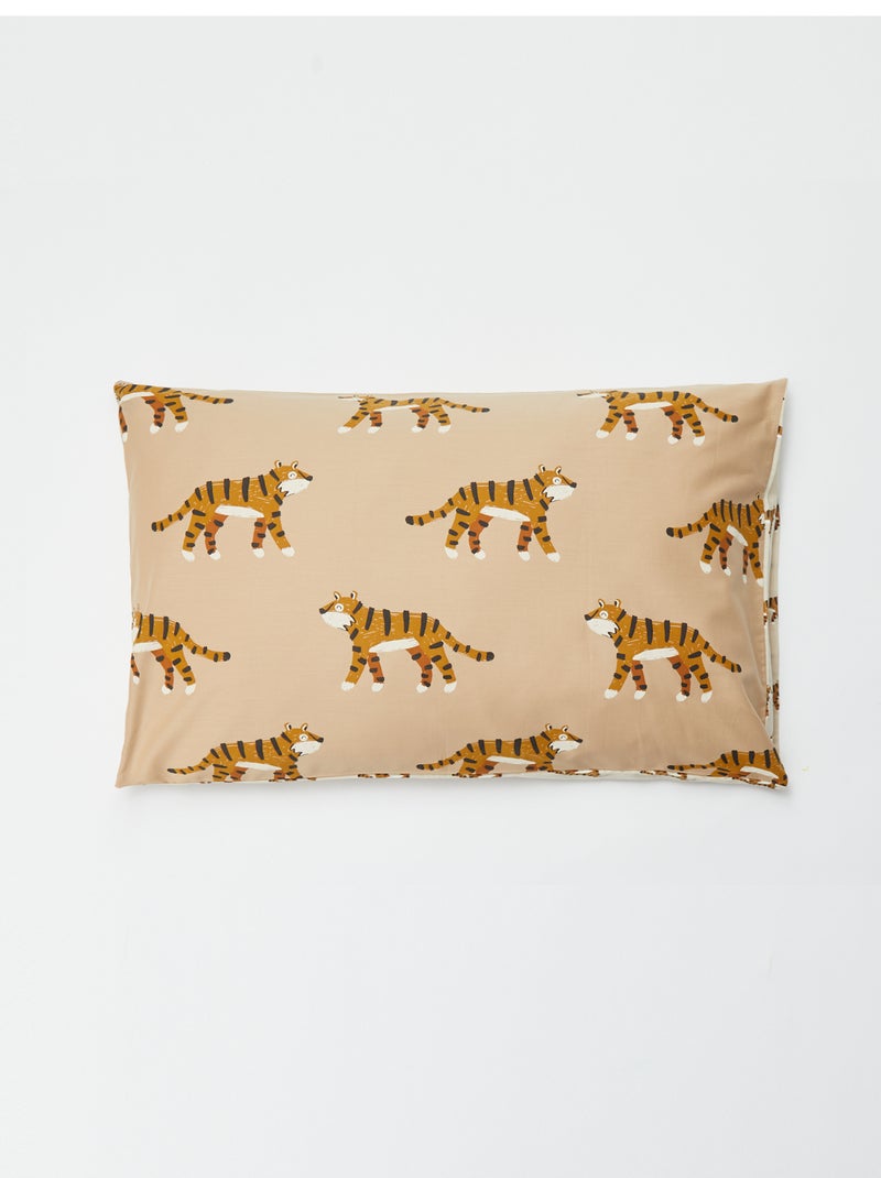 1-persoonsbeddengoedset (80x120cm) - Kiabi Home BIEGE - Kiabi