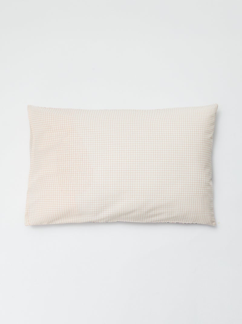 1-persoonsbeddengoedset (80x120cm) - Kiabi Home PAARS - Kiabi