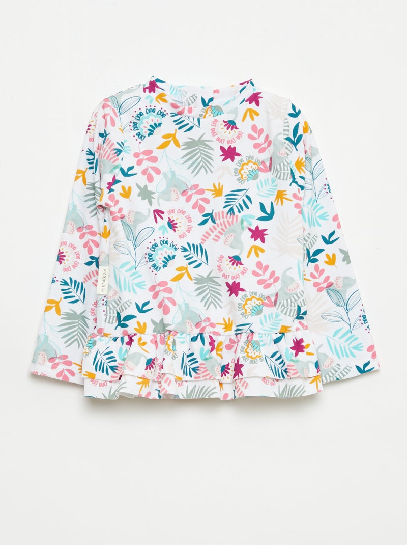 2-delig badpak 'Petit Béguin' broekje + T-shirt Groen - Kiabi