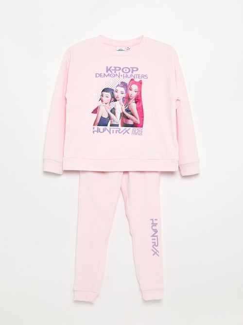 2-delig pyjama 'KPop Demon Hunters' - T-shirt met lange mouwen + broek - Kiabi