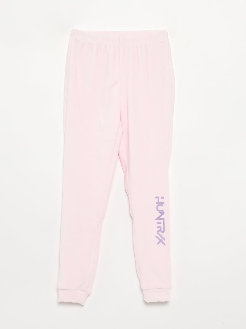 2-delig pyjama 'KPop Demon Hunters' - T-shirt met lange mouwen + broek Rose - Kiabi