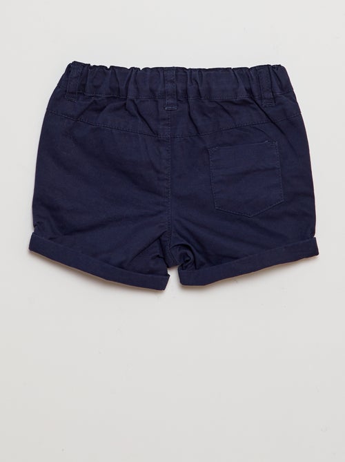 2-delig setje met T-shirt in polostijl + short van twill - 2-delig - Kiabi