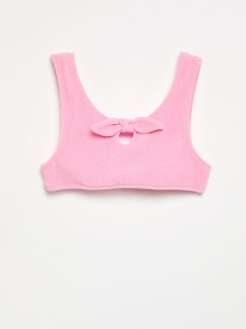 2-delig zwempak met strik Rose - Kiabi