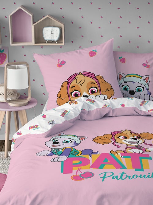 2-delige 1-persoons dekbedovertrekset 'Paw Patrol': dekbedovertrek + kussensloop - Kiabi 2-delige 1-persoons dekbedovertrekset 'Paw Patrol': dekbedovertrek + kussensloop - Kiabi