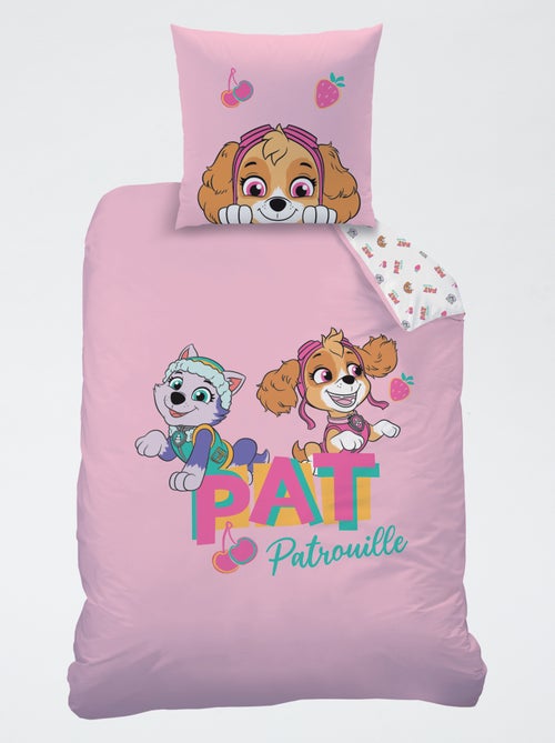 2-delige 1-persoons dekbedovertrekset 'Paw Patrol': dekbedovertrek + kussensloop - Kiabi 2-delige 1-persoons dekbedovertrekset 'Paw Patrol': dekbedovertrek + kussensloop - Kiabi
