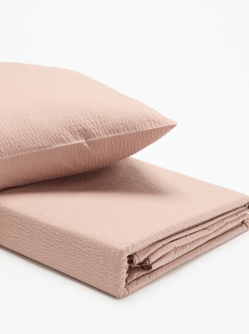 2-delige beddengoedset - dekbedovertrek + kussensloop - 140 x 200 cm - Kiabi 2-delige beddengoedset - dekbedovertrek + kussensloop - 140 x 200 cm - Kiabi
