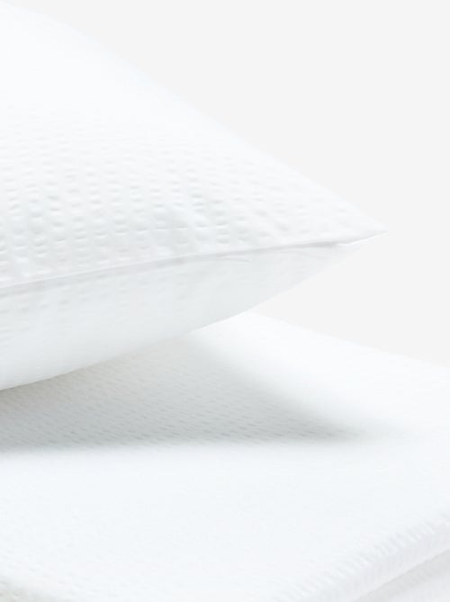 2-delige beddengoedset - dekbedovertrek + kussensloop - 140 x 200 cm - Kiabi 2-delige beddengoedset - dekbedovertrek + kussensloop - 140 x 200 cm - Kiabi