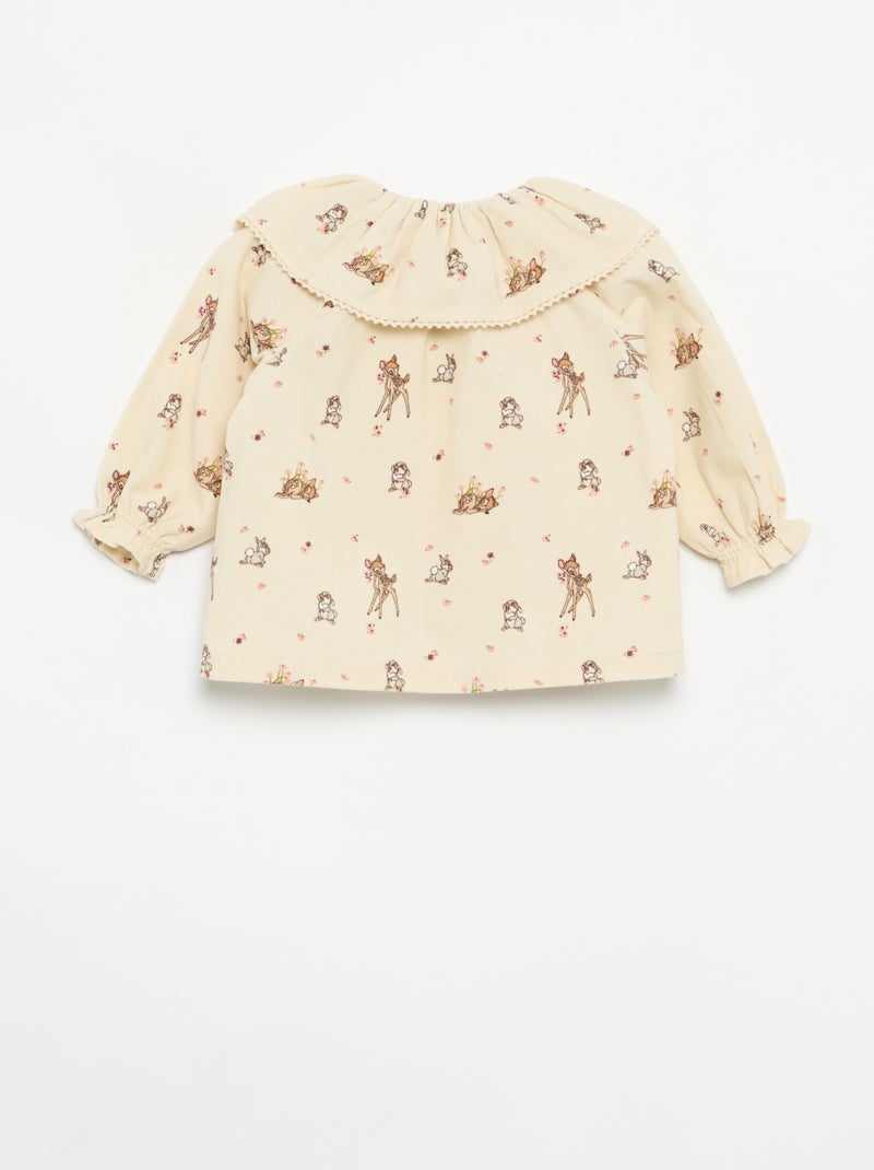 2-delige 'Disney' 'Bambi' set - Overhemd + legging Biege - Kiabi