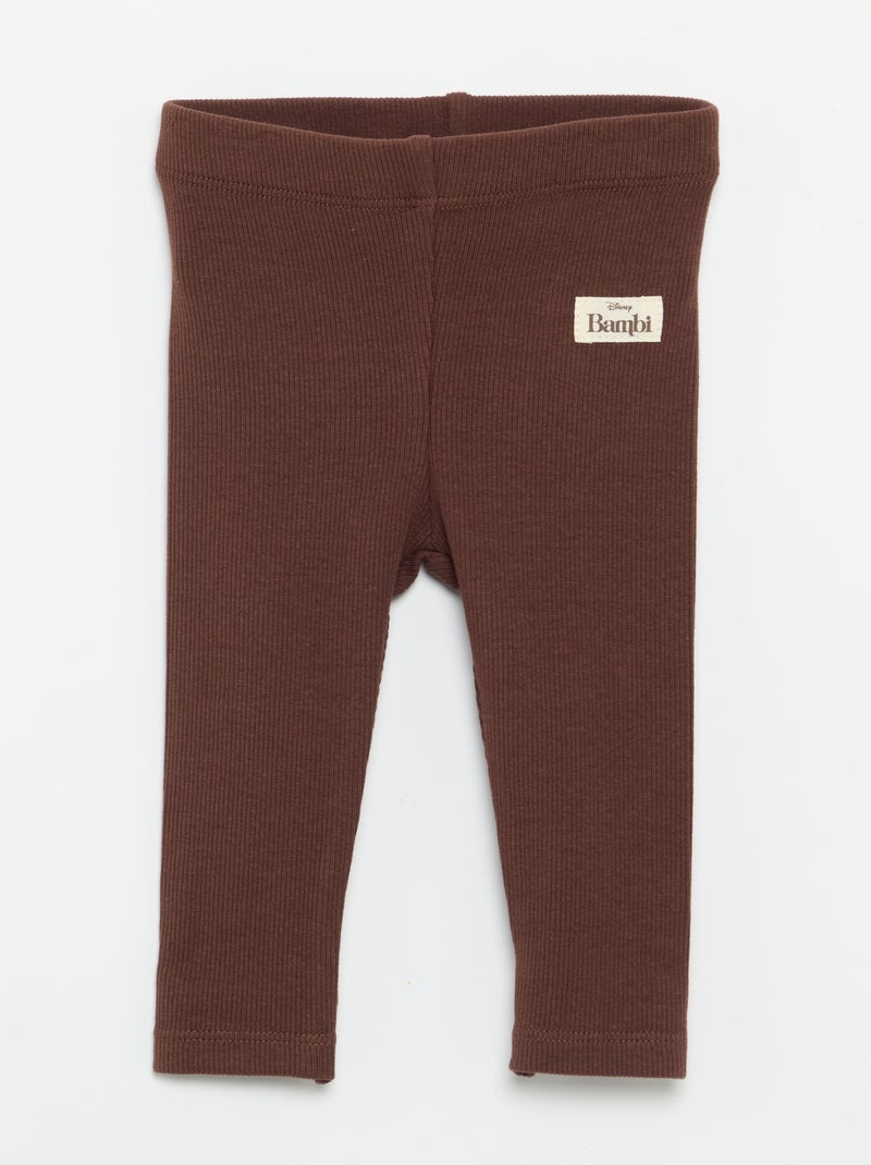 2-delige 'Disney' 'Bambi' set - Overhemd + legging Biege - Kiabi