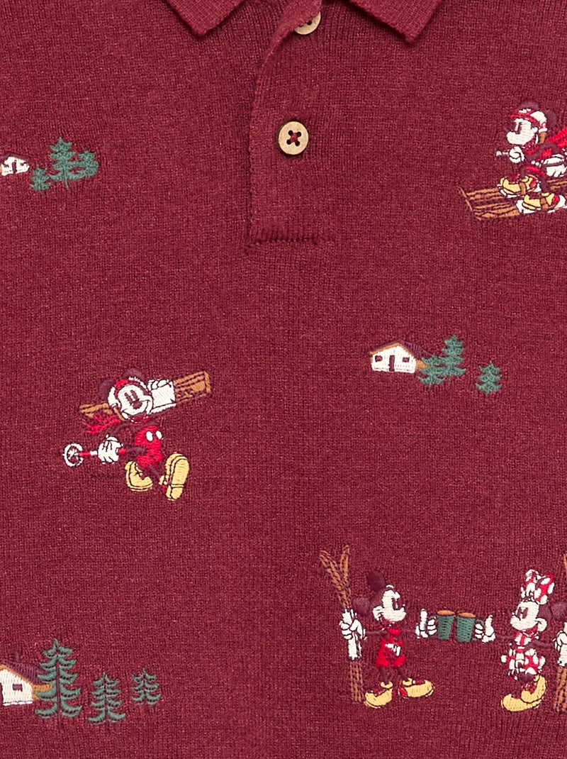 2-delige 'Disney' 'Kerst' set - Trui + broek Rood - Kiabi