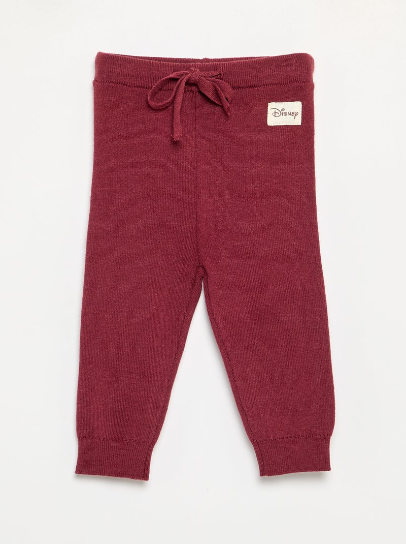 2-delige 'Disney' 'Kerst' set - Trui + broek Rood - Kiabi