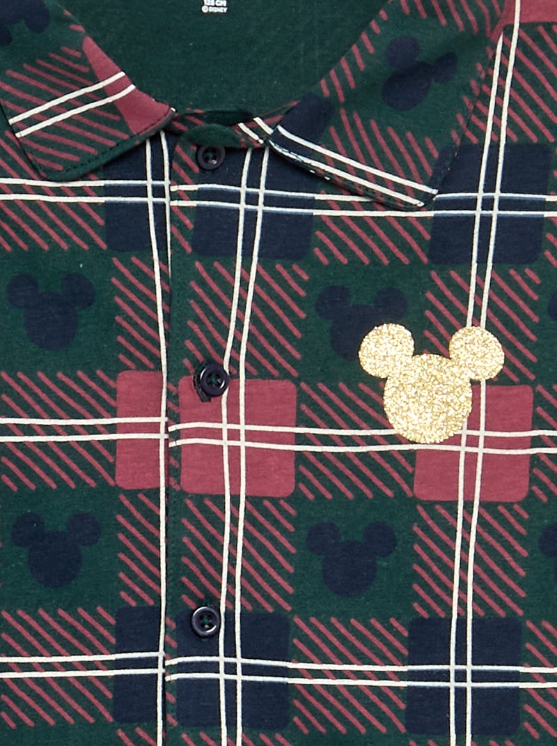 2-delige 'Disney' 'Mickey' 'Kerst' pyjamaset - jasje + broek Rood - Kiabi