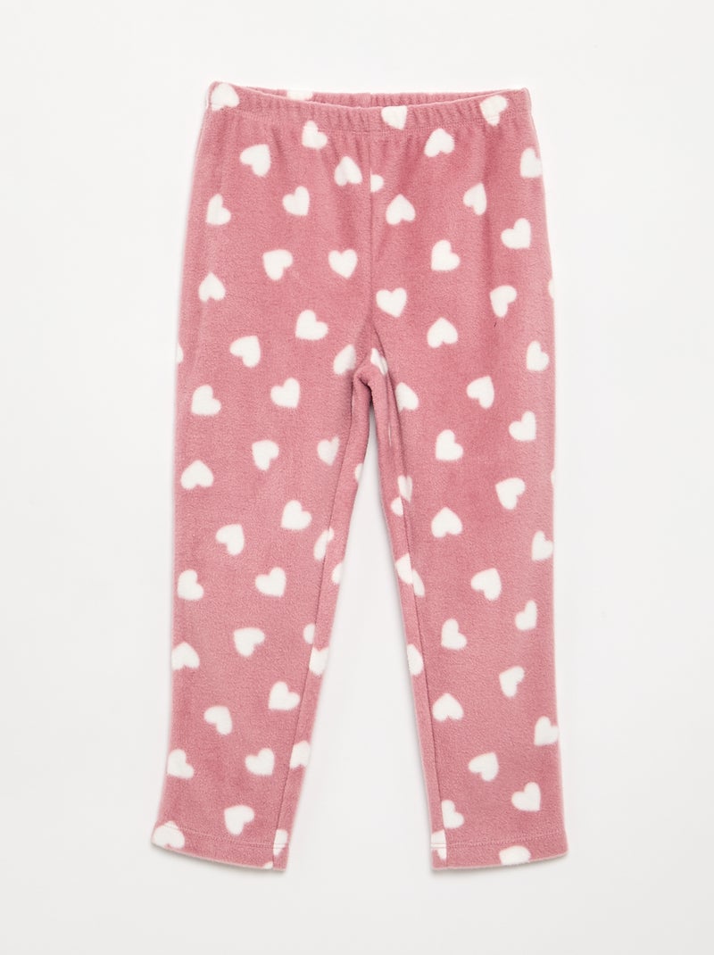 2-delige Disney-pyjama - Sweater + broek Rose - Kiabi
