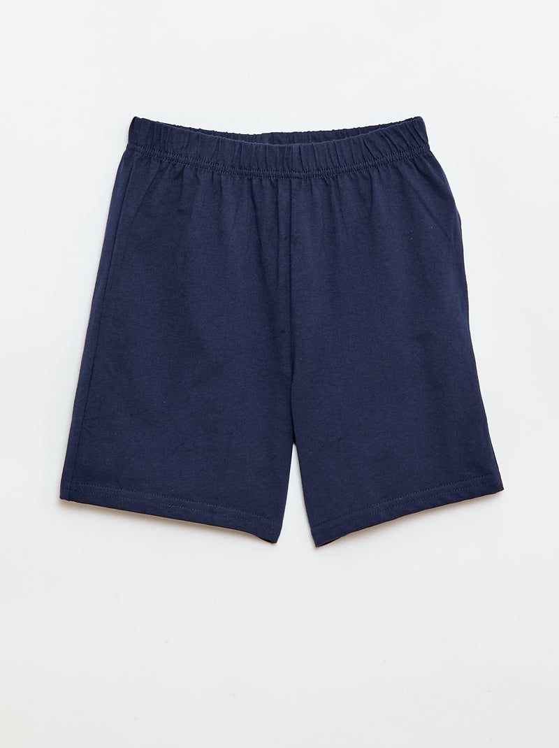 2-delige 'Disney' pyjama: short en T-shirt Blauw - Kiabi