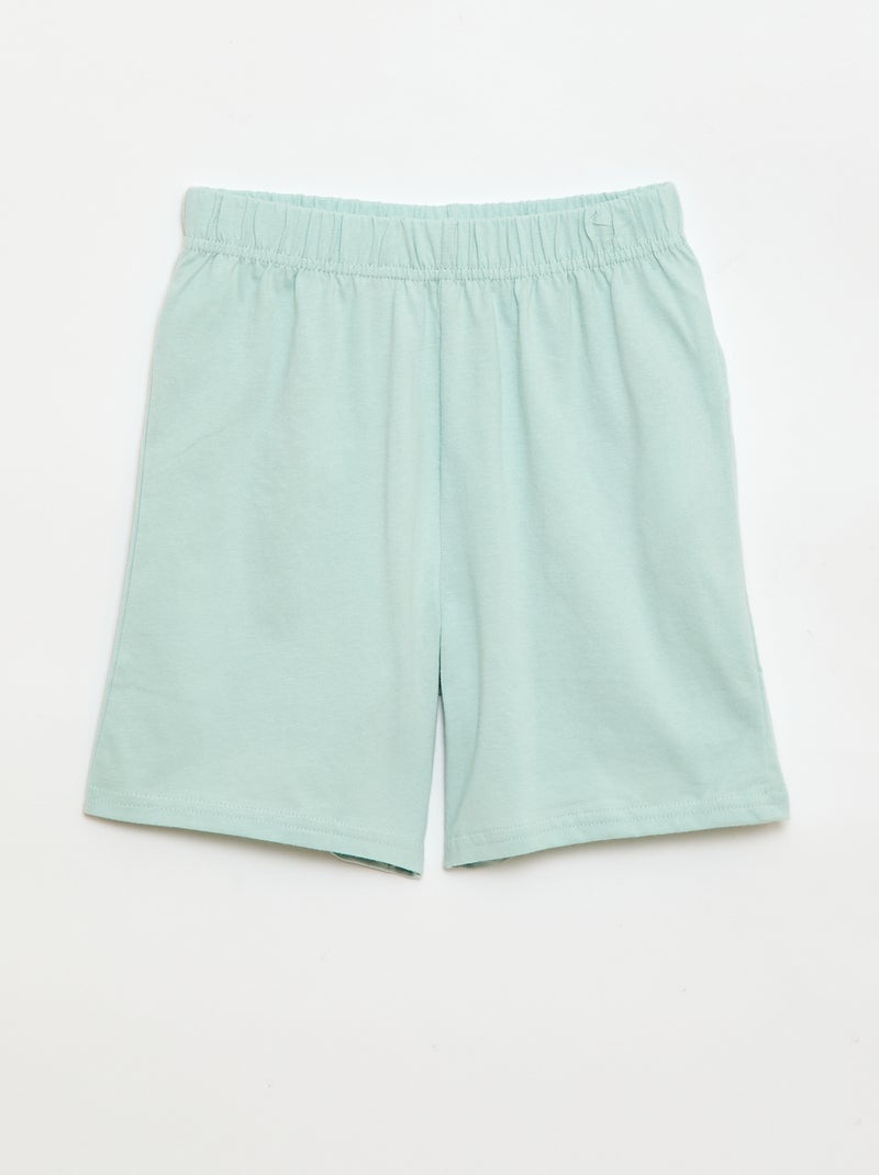 2-delige 'Disney' pyjama: short en T-shirt Wit - Kiabi