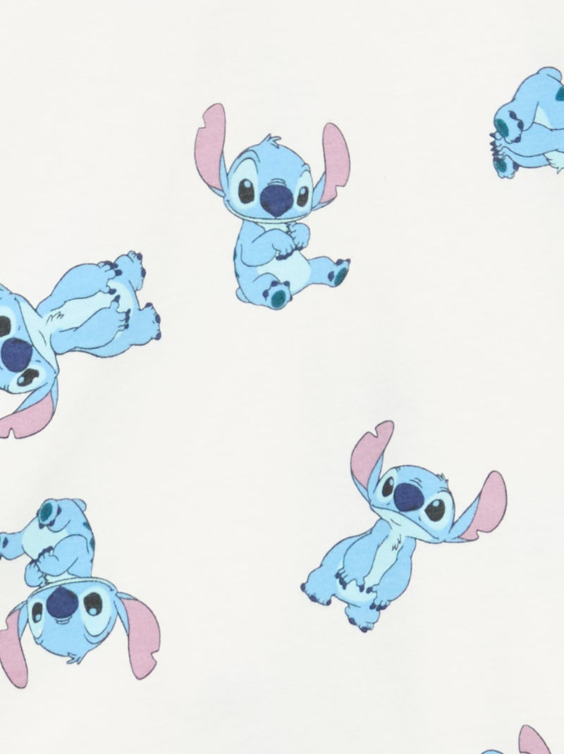 2-delige 'Disney' pyjamaset: T-shirt met lange mouwen en lange broek Wit - Kiabi