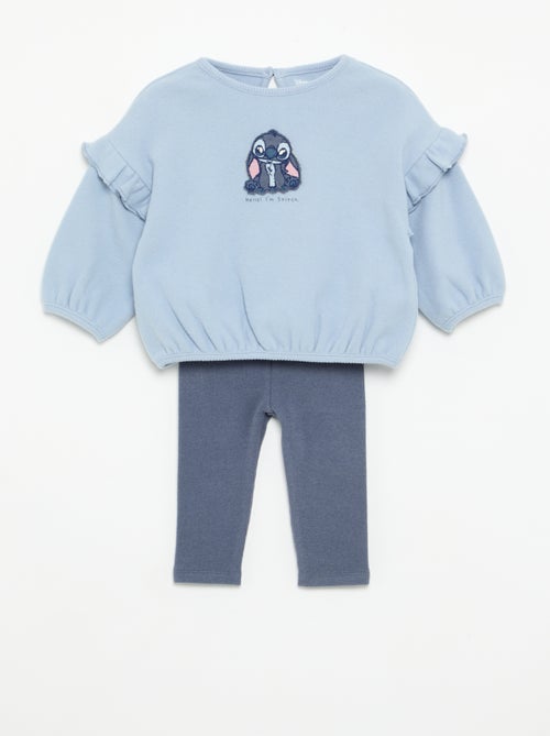 2-delige 'Disney' set - Sweater met ruches + legging - Kiabi