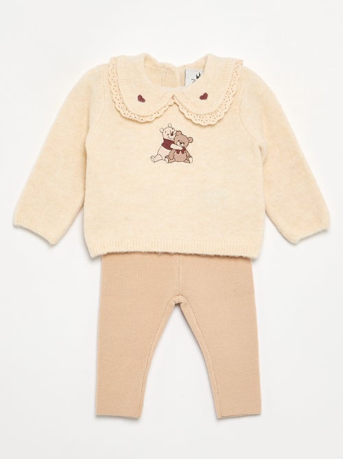 2-delige 'Disney' set van gebreide stof - Trui + legging - Kiabi