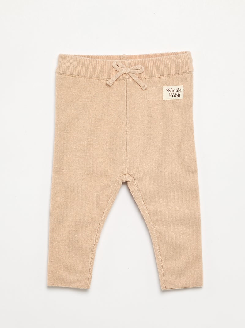 2-delige 'Disney' set van gebreide stof - Trui + legging Wit - Kiabi
