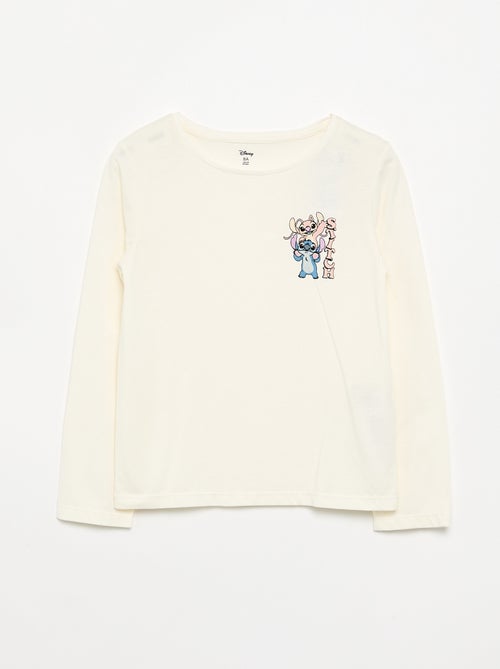 2-delige 'Disney' Stitch' set - tuinjurk + T-shirt met lange mouwen - Kiabi 2-delige 'Disney' Stitch' set - tuinjurk + T-shirt met lange mouwen - Kiabi