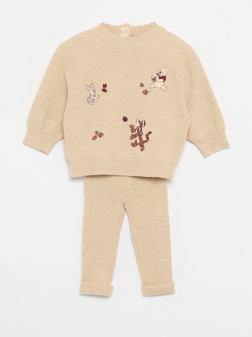 2-delige 'Disney' 'Winnie'-set - Trui + legging - Kiabi