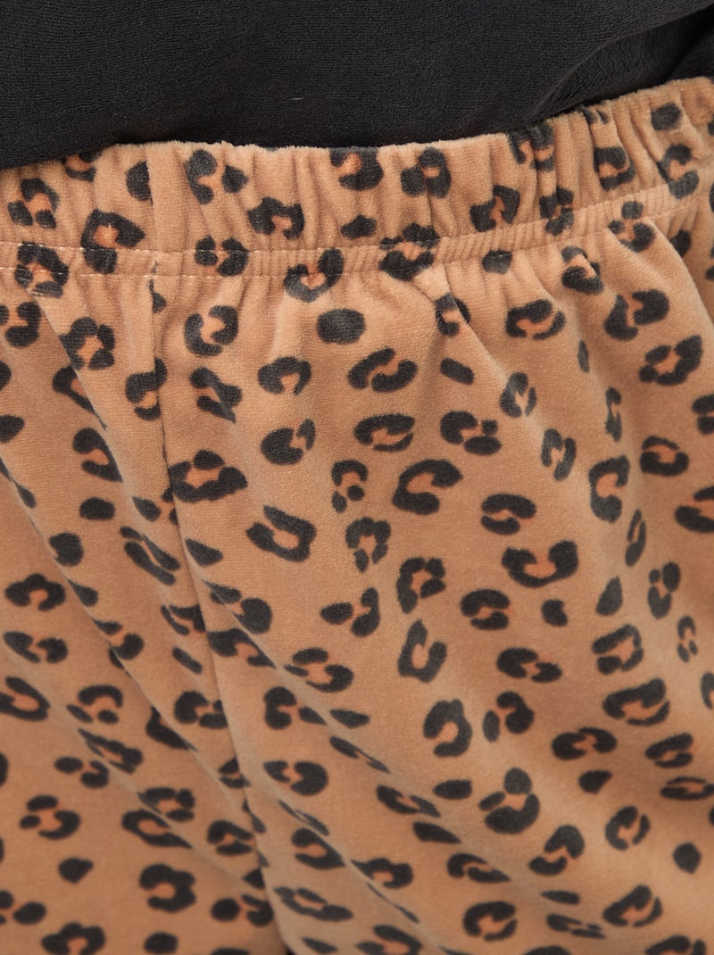 2-delige fleece pyjamaset 'Simba' 'De Leeuwenkoning' 'Disney' Grijs - Kiabi