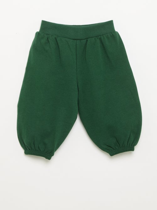2-delige fleeceset - sweatshirt + sporttraining - Kiabi