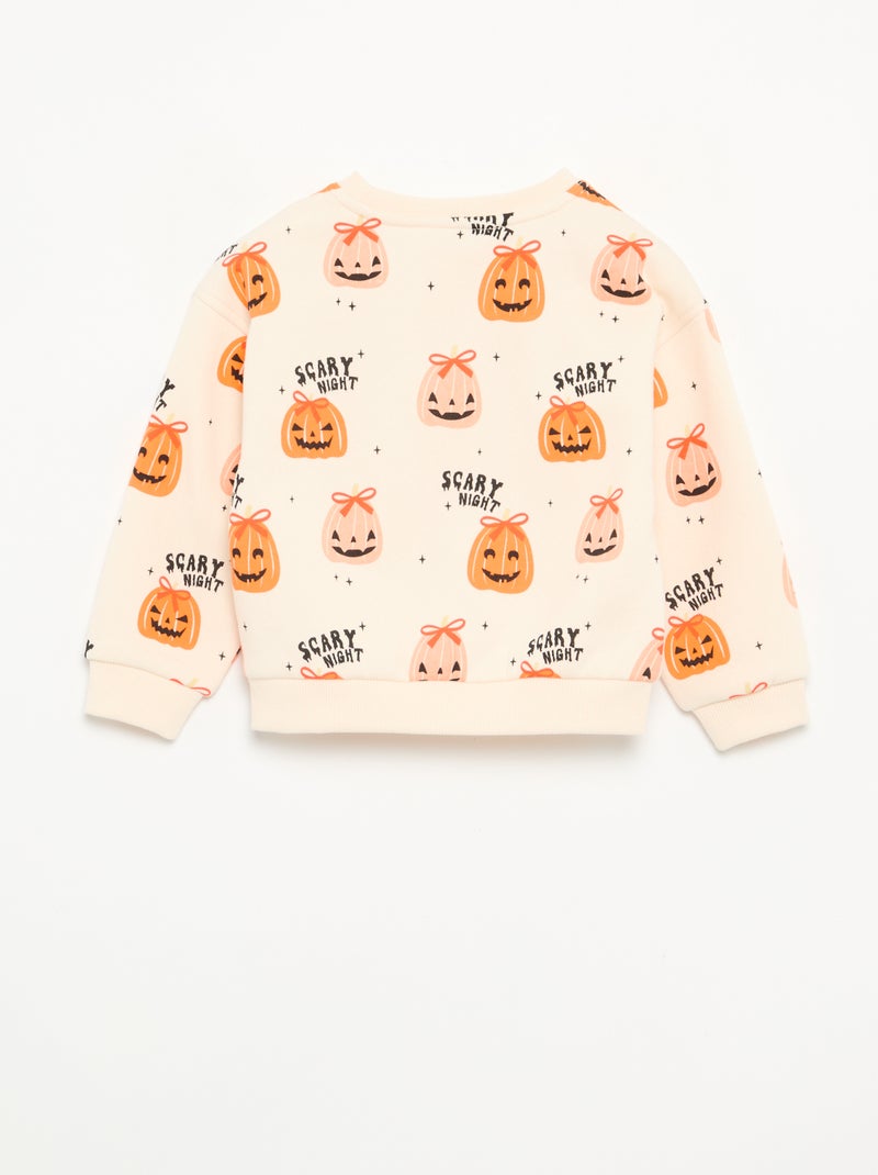 2-delige 'Halloween'-set - Sweater + legging Beige - Kiabi