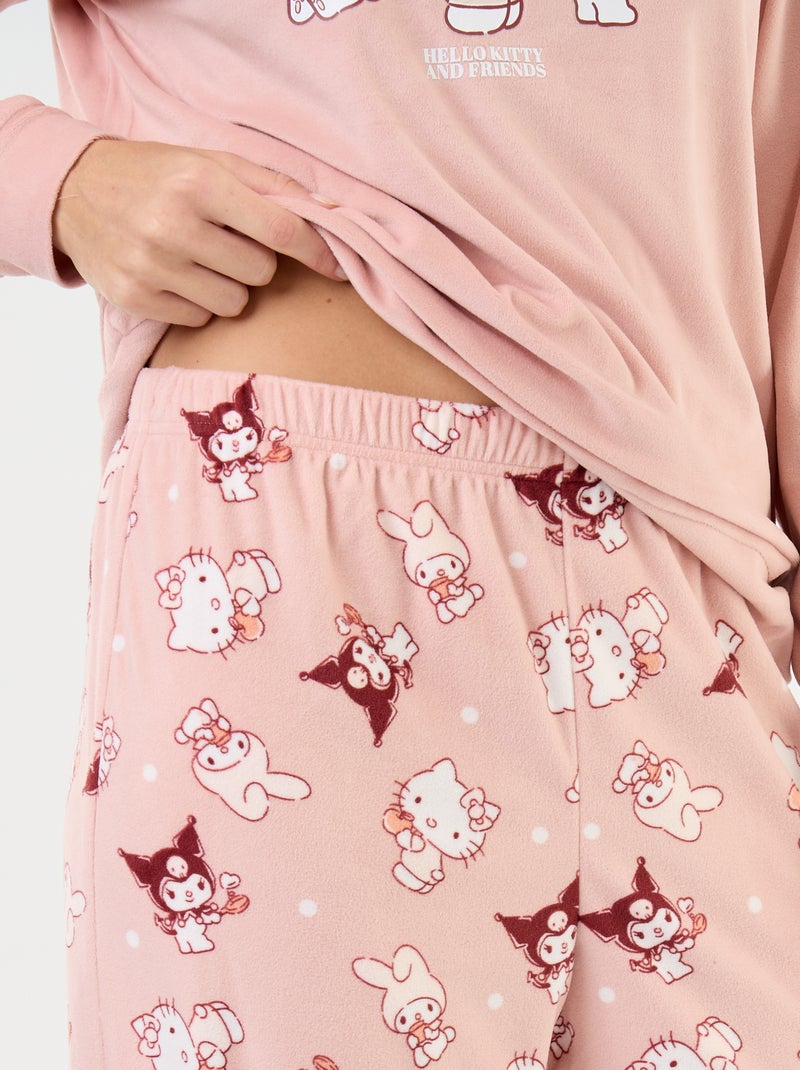 2-delige 'Hello Kitty' lange pyjama Rose - Kiabi