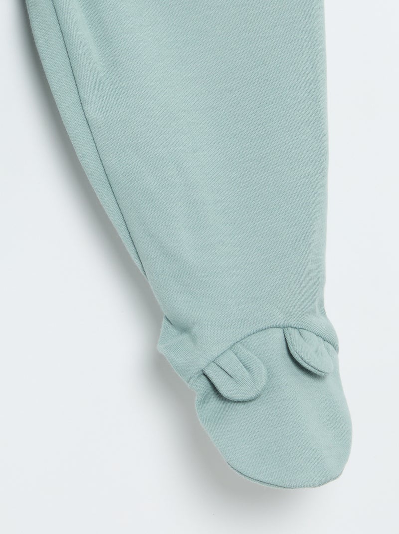 2-delige interlock pyjamaset Blauw - Kiabi
