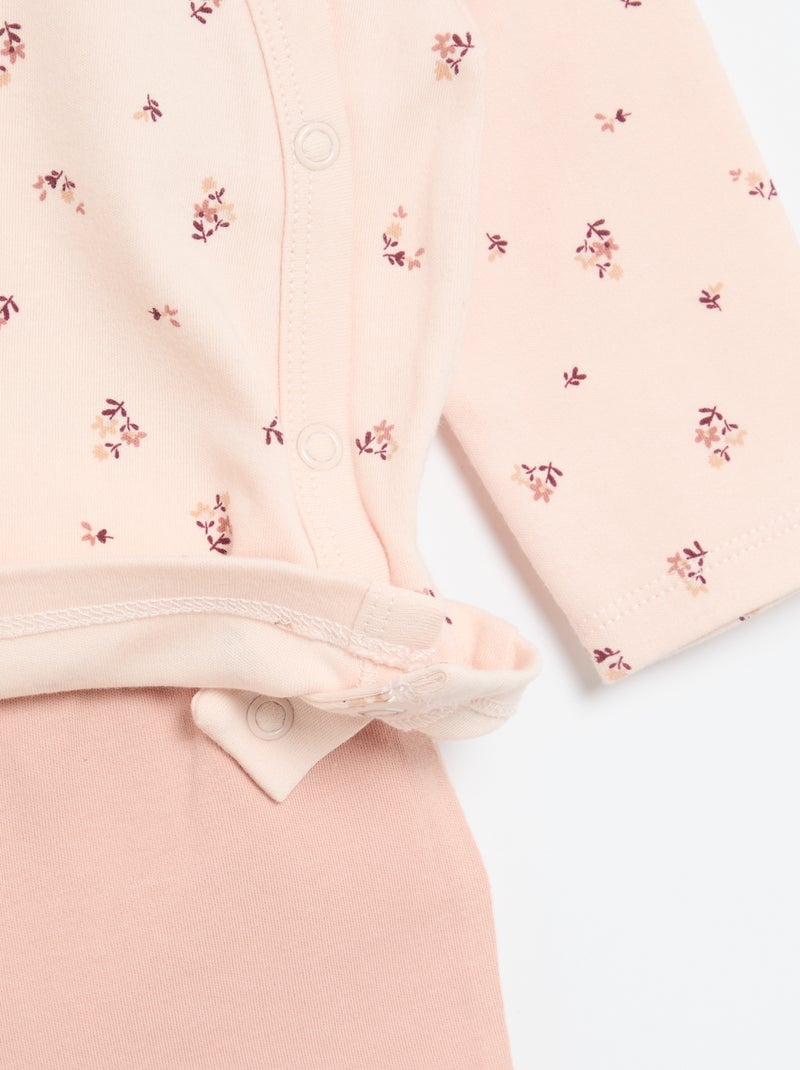 2-delige interlock pyjamaset Rose - Kiabi