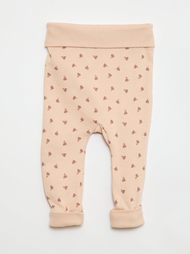 2-delige jogging set met sweater met volant + broek Rose - Kiabi