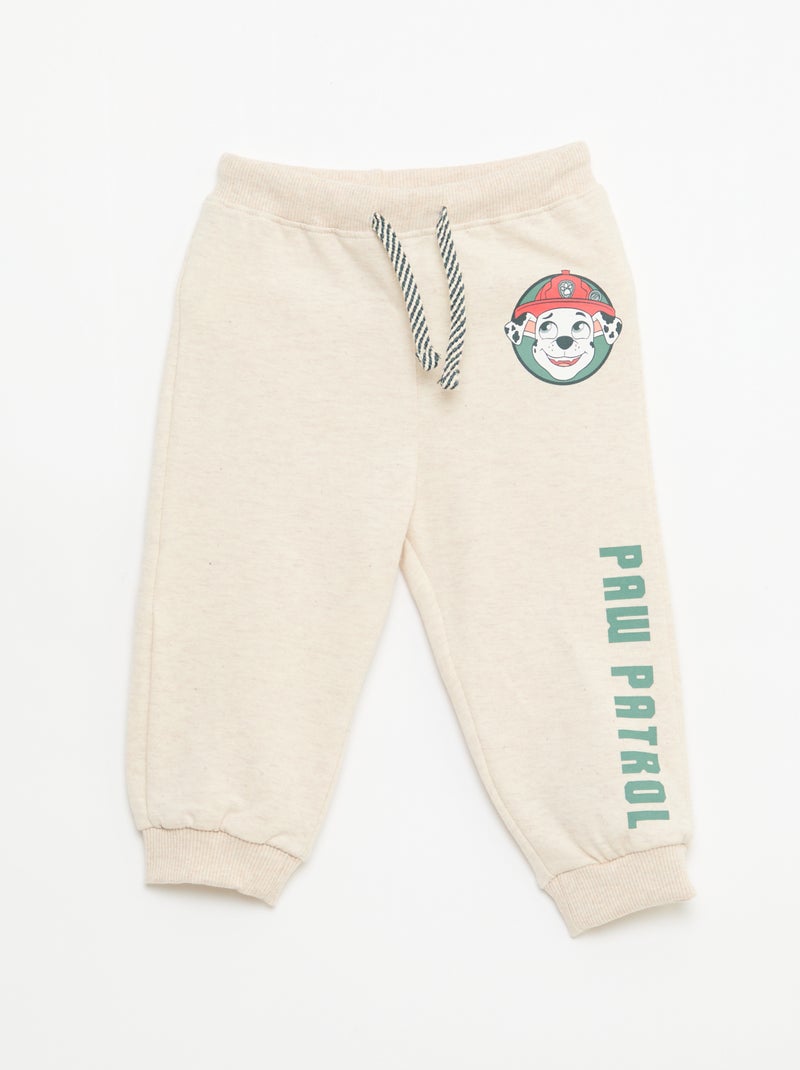 2-delige jogging set van fleece 'Pat' Patrouille' Biege - Kiabi