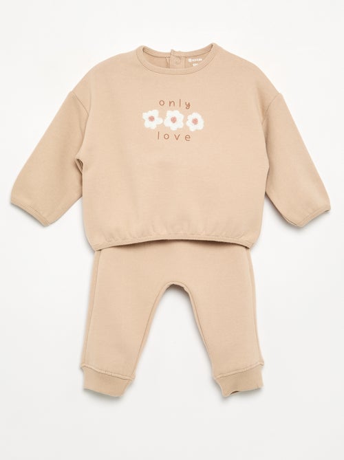 2-delige joggingset - Sweater + broek - Kiabi